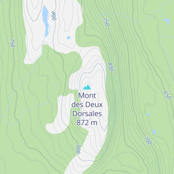 Map of Mont des Deux Dorsales