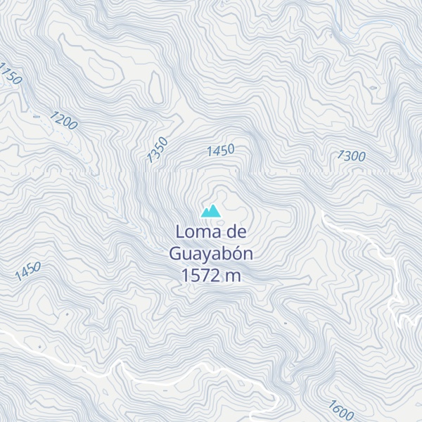 Map of Loma de Guayabón