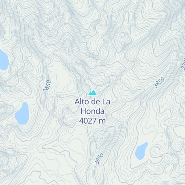 Map of Alto de La Honda
