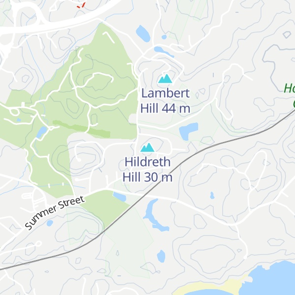 Map of Hildreth Hill