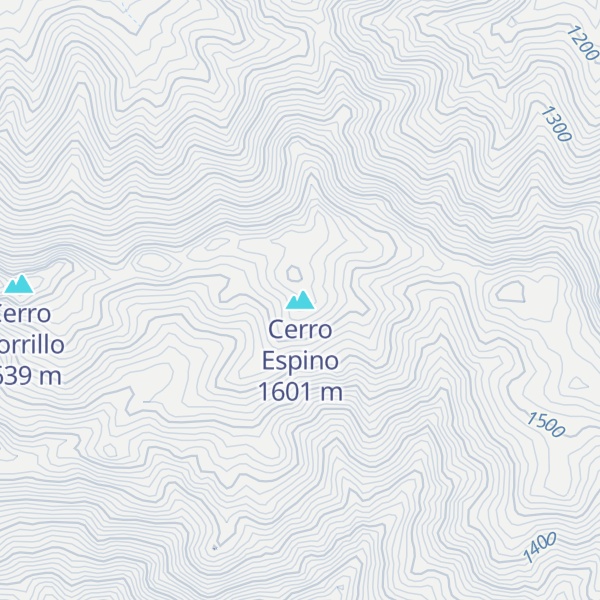 Map of Cerro Espino
