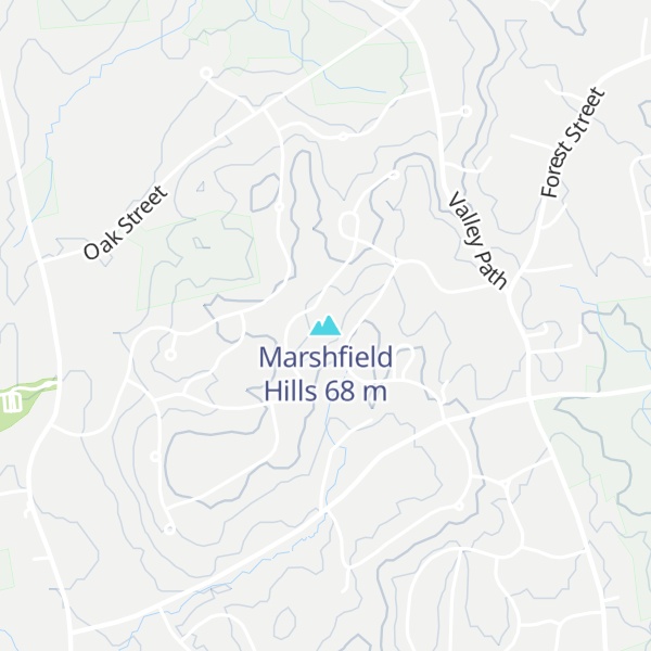 Map of Marshfield Hills