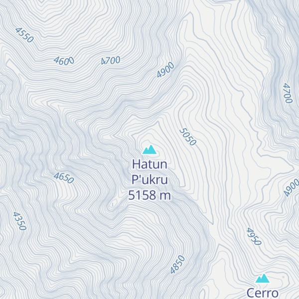 Map of Hatun P'ukru