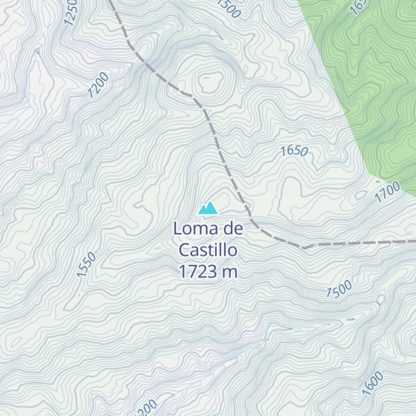 Map of Loma de Castillo