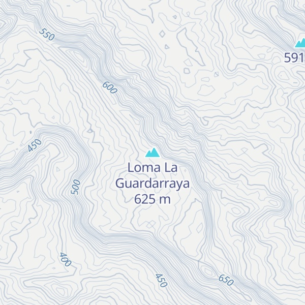 Map of Loma La Guardarraya