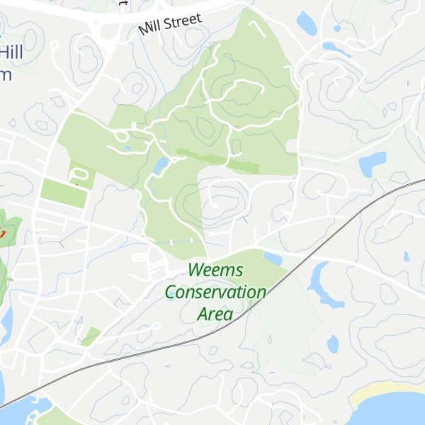 Map of Woodchuck Hill