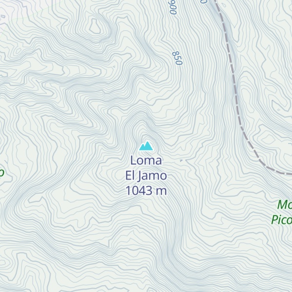 Map of Loma El Jamo