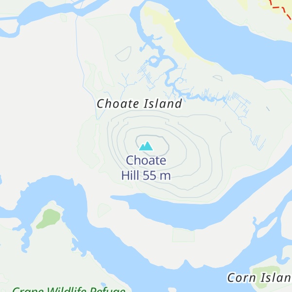 Map of Choate Hill