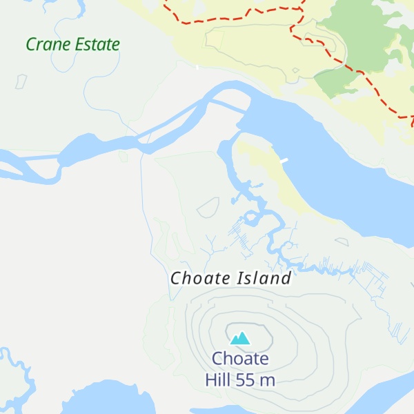 Map of Round Island