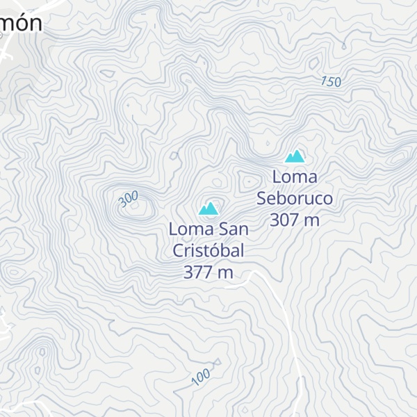 Map of Loma San Cristóbal