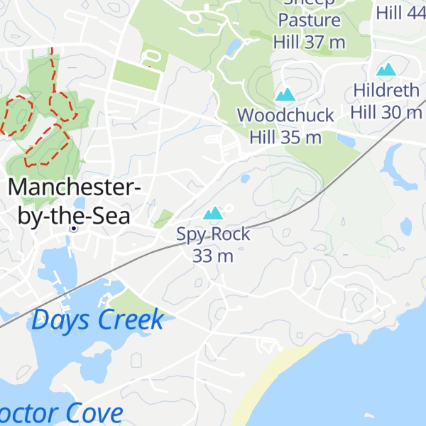 Map of Spy Rock