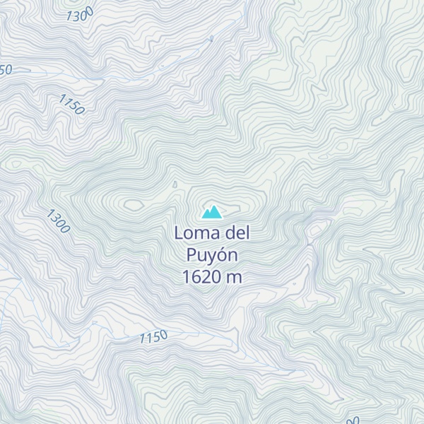 Map of Loma del Puyón