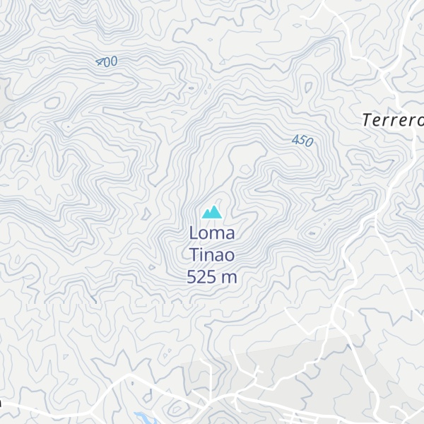 Map of Loma Tinao