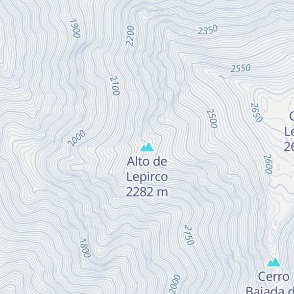 Map of Alto de Lepirco