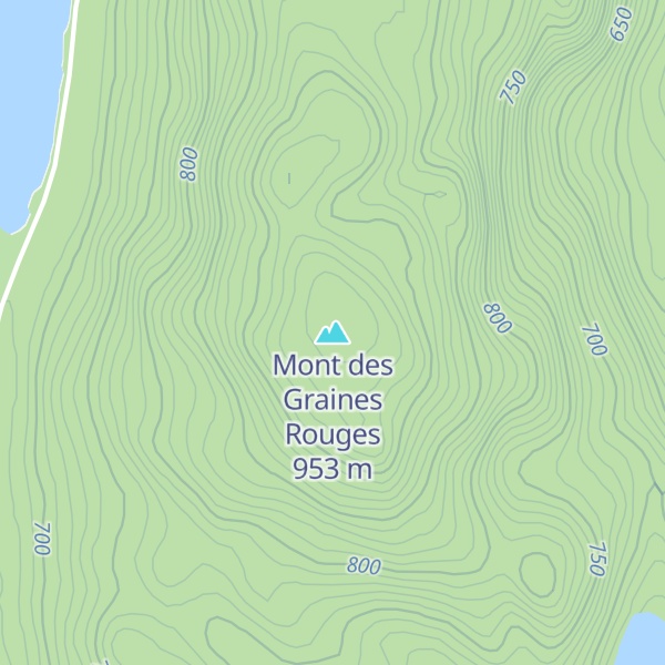 Map of Mont des Graines Rouges