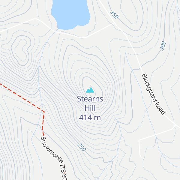 Map of Stearns Hill