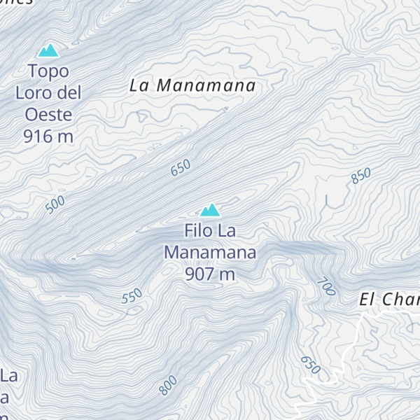 Map of Filo La Manamana