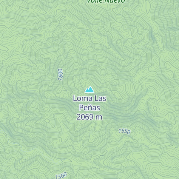 Map of Loma Las Peñas