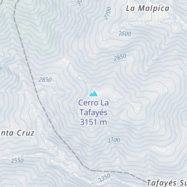 Map of Cerro La Tafayés
