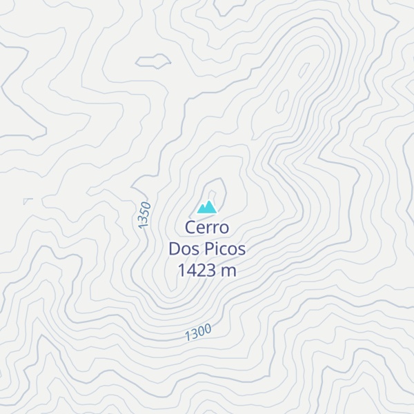 Map of Cerro Dos Picos