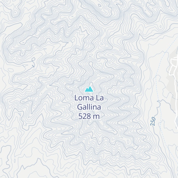 Map of Loma La Gallina