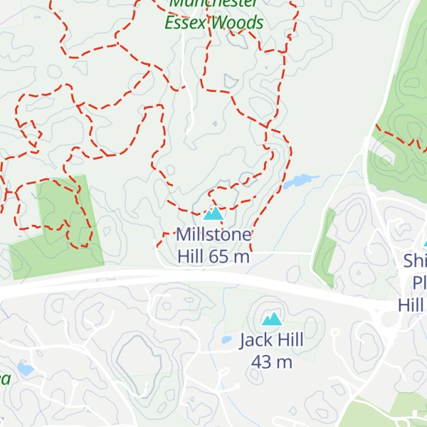 Map of Millstone Hill