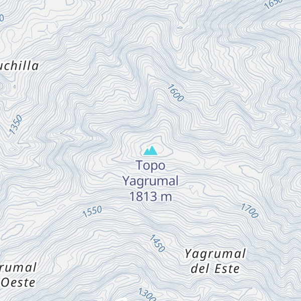 Map of Topo Yagrumal
