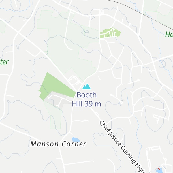 Map of Booth Hill
