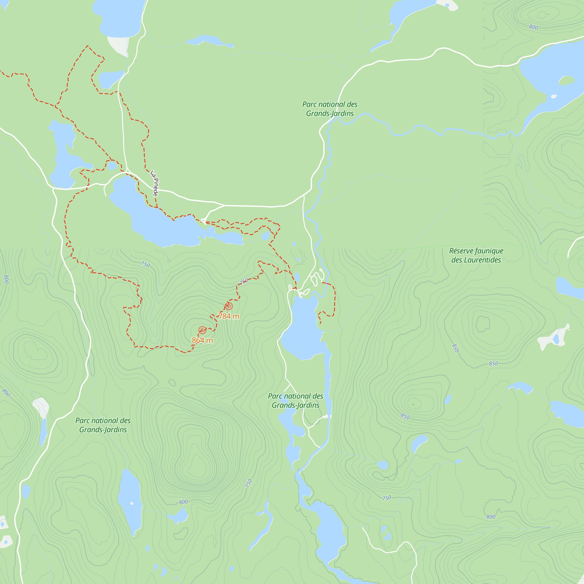 Centre d'acceuil du secteur Lac Arthabaska map