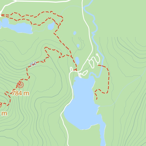 Map of Centre d'acceuil du secteur Lac Arthabaska