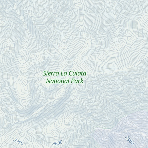 Map of Pico Las Siete Lagunas