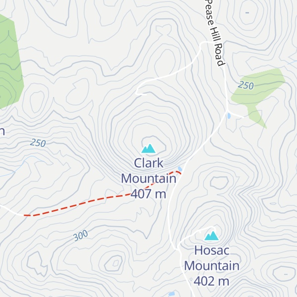 Map of Clark Mountain