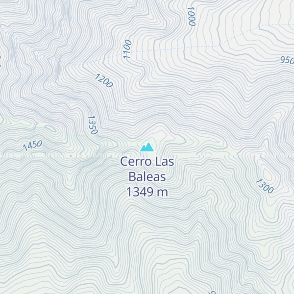 Map of Cerro Las Baleas