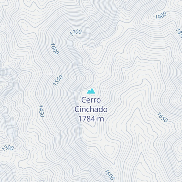 Map of Cerro Cinchado