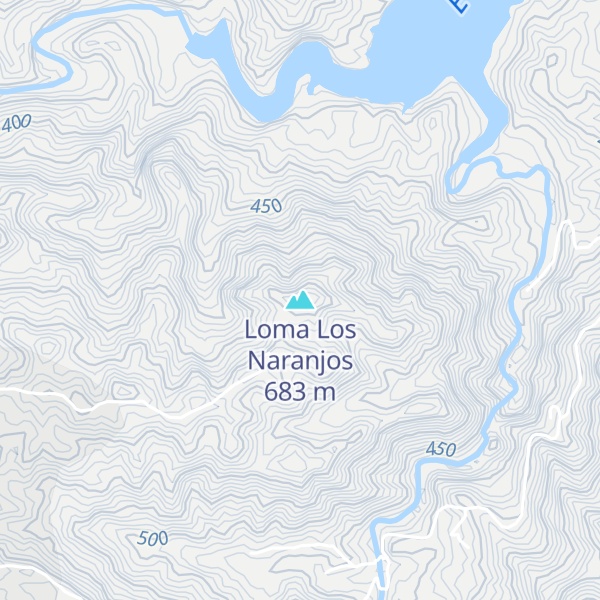 Map of Loma Los Naranjos