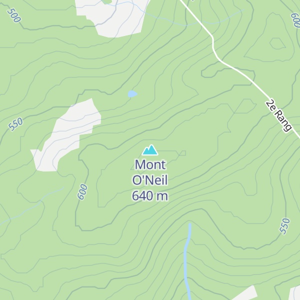 Map of Mont O'Neil