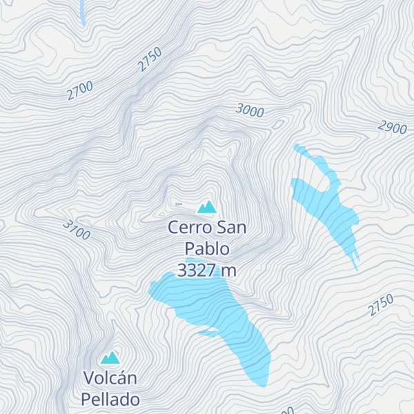 Map of Cerro San Pablo