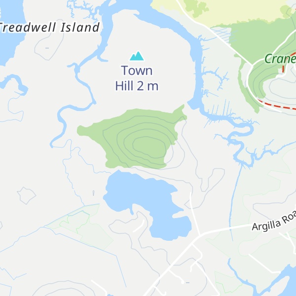 Map of Tilton Hill