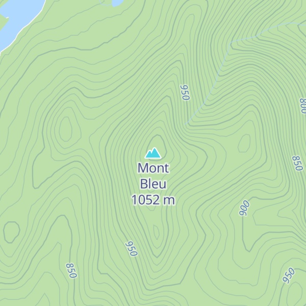 Map of Mont Bleu