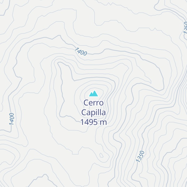 Map of Cerro Capilla