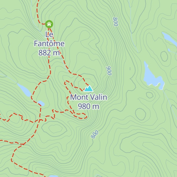Map of Mont Valin