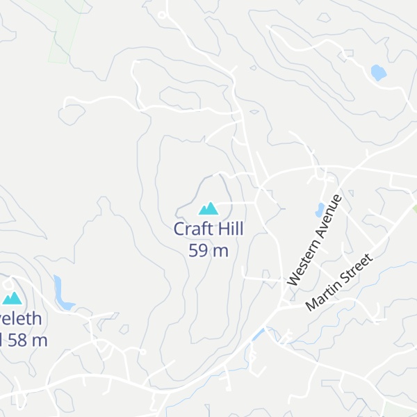 Map of Craft Hill