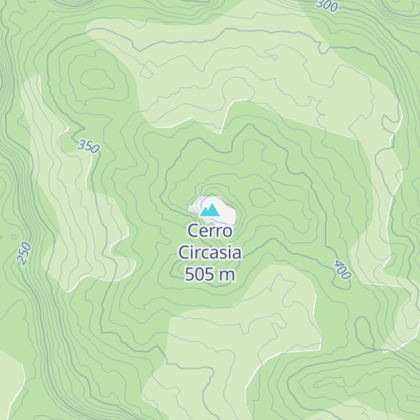 Map of Cerro Circasia