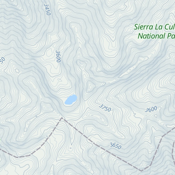 Map of Pico San Pedro