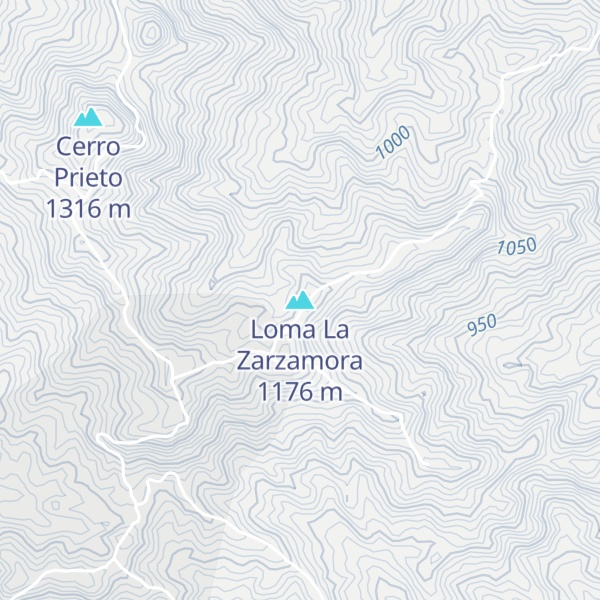Map of Loma La Zarzamora