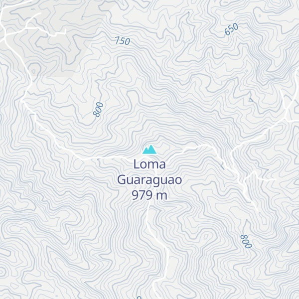 Map of Loma Guaraguao