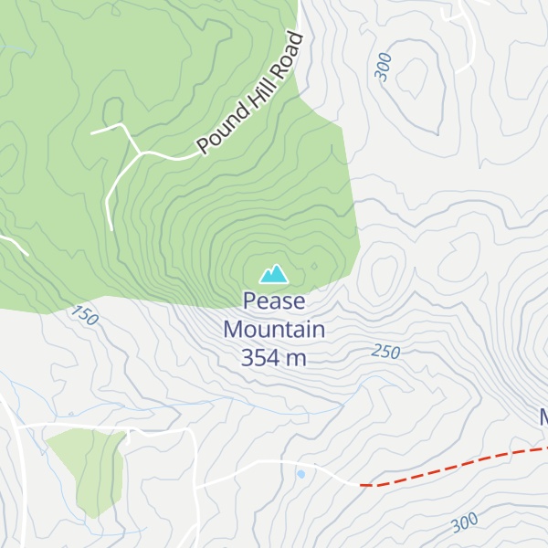 Map of Pease Mountain