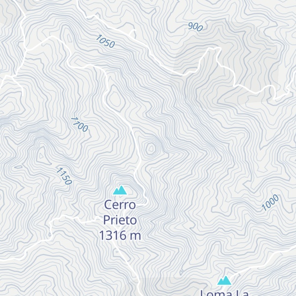 Map of Cerro del Cacique