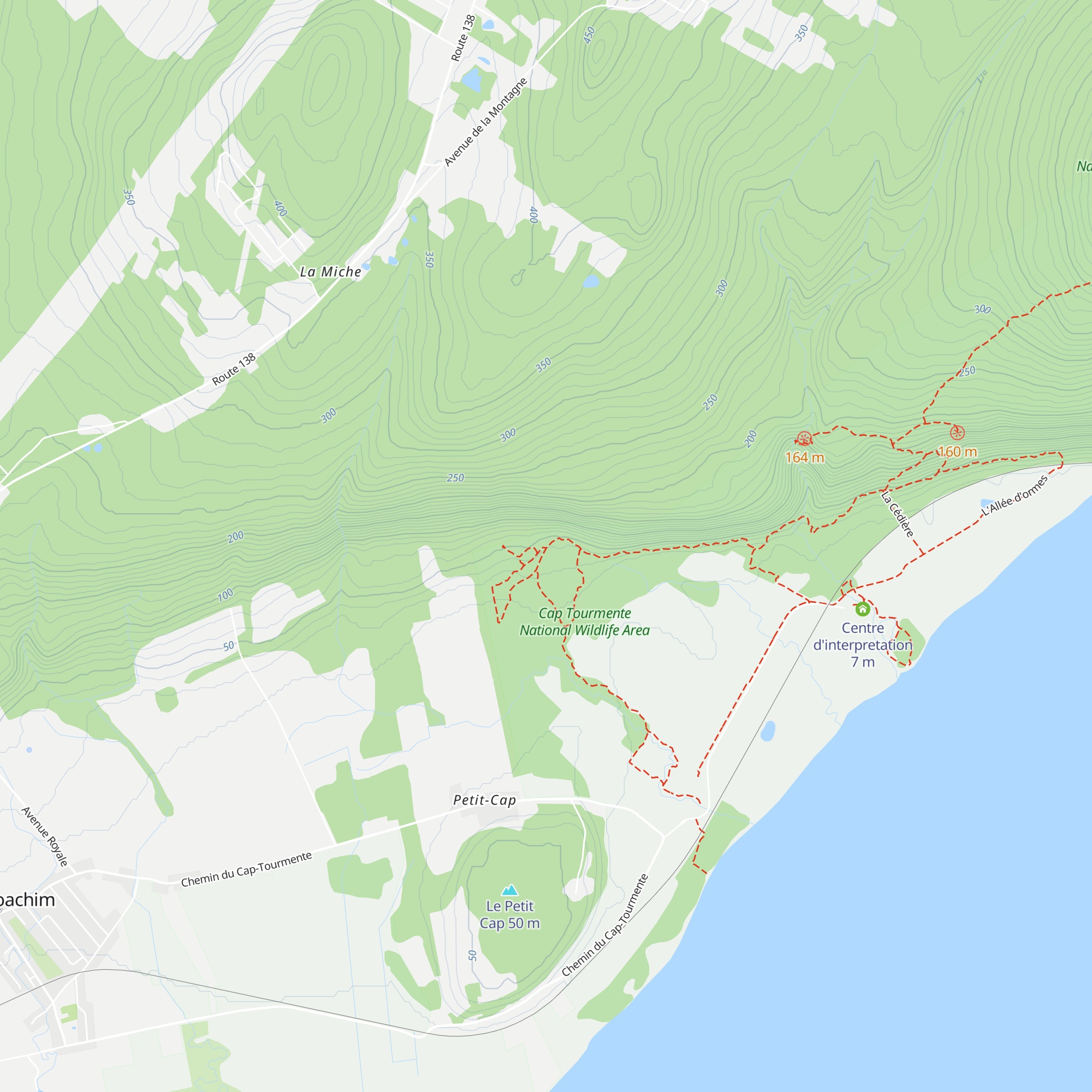 Relais Érablière map