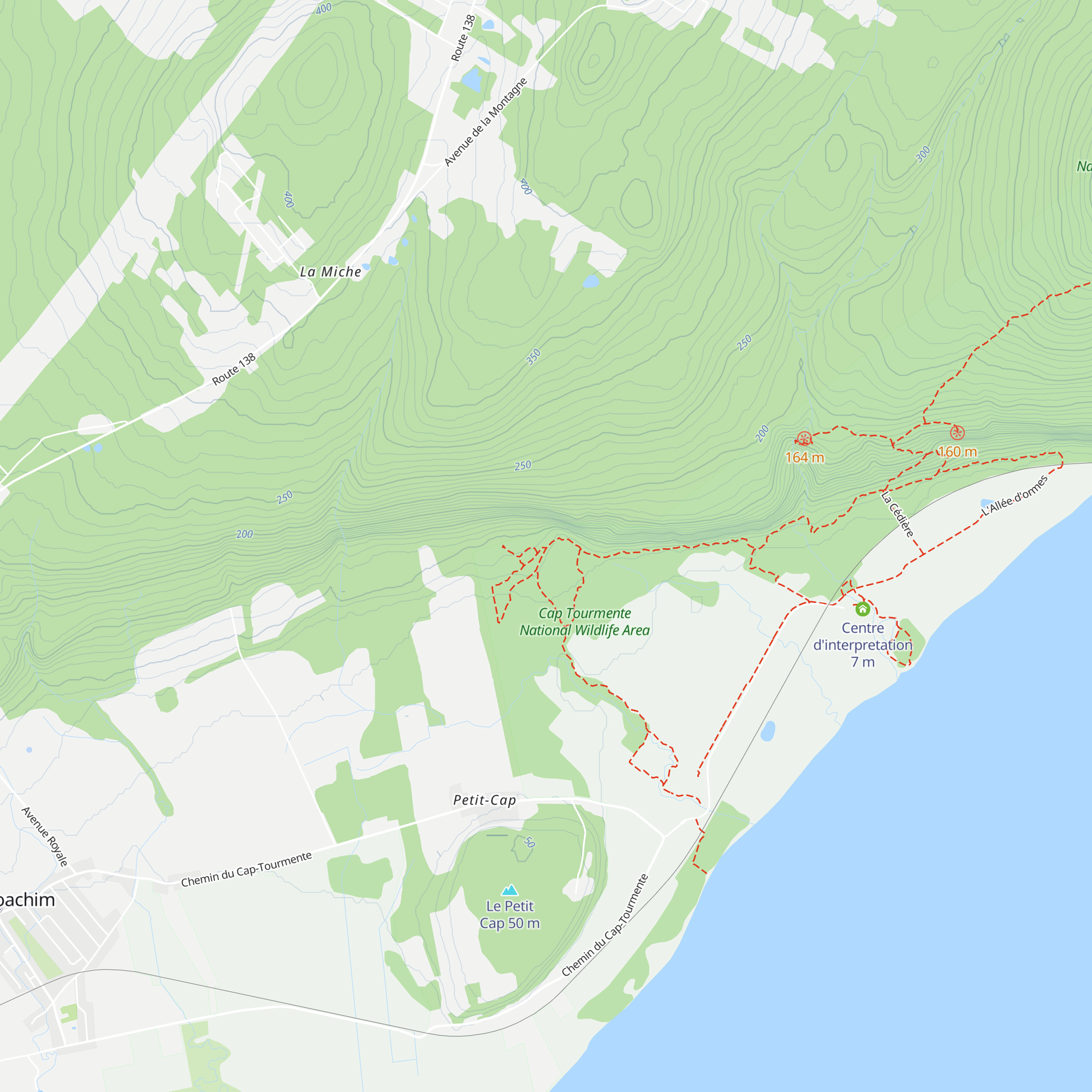 Relais Érablière map